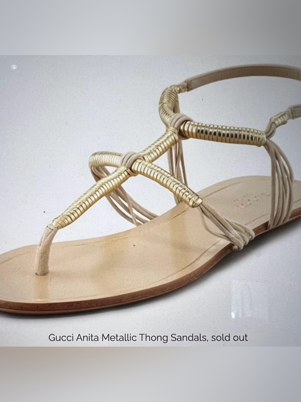 Gucci Anita thong sandals
